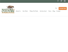 Tablet Screenshot of natureandculture.org
